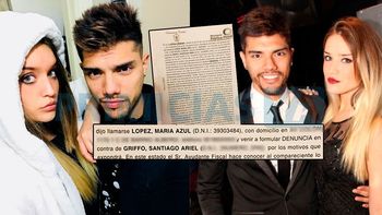 La exnovia de Tyago Griffo: Hice la denuncia contra él por violencia de género