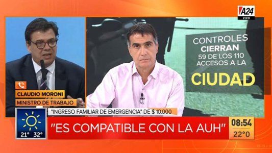 El ministro de Trabajo confirma que están evaluando cómo hacer el pago de $10.000 a quienes no tienen cuenta bancaria