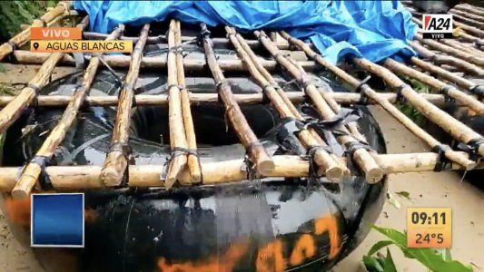 Se pinchó un gomón que llevaba 20 personas a bordo