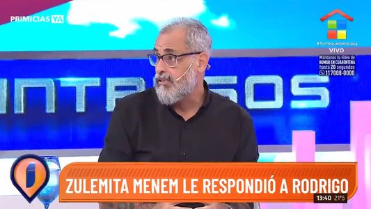 Jorge Rial le respondió a Zulemita: Menem liberó a todos los genocidas con su firma