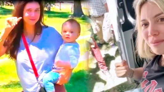 Wanda y Zaira Nara: Tristeza y llanto en la despedida