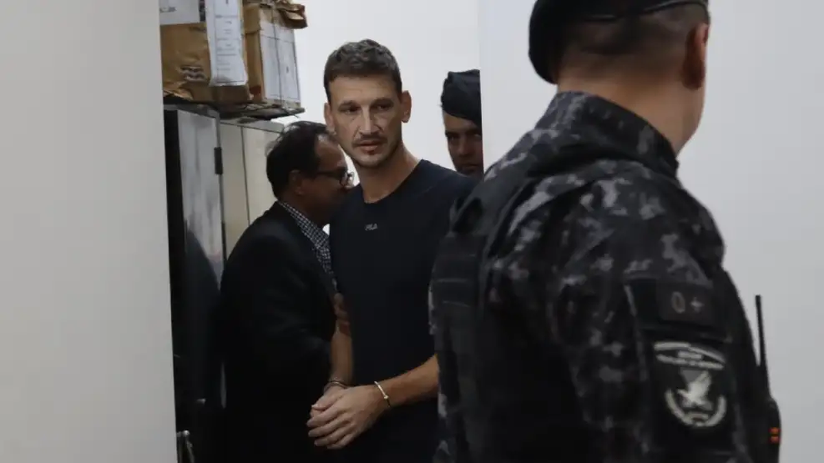 Germán Kiczka estuvo presente junto con su hermano Sebastián en la audiencia de lectura de los fundamentos.