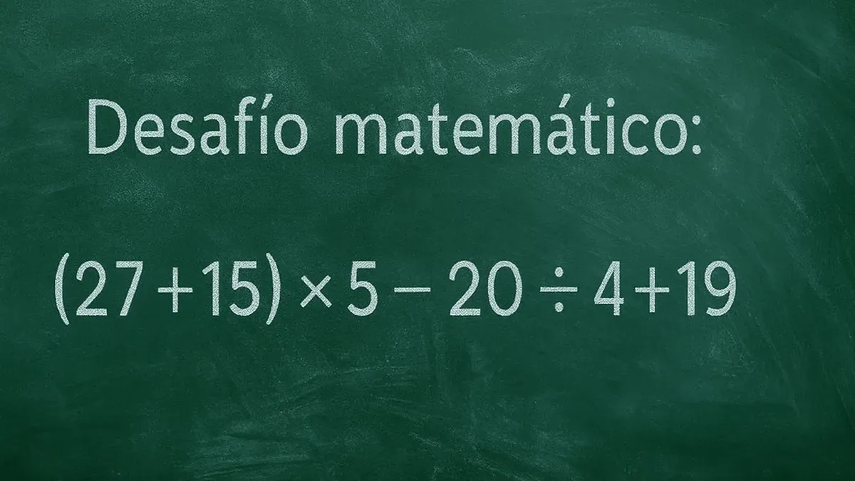 La regla esencial para resolver este desafío matemático es conocido como PEMDAS (por sus siglas en inglés) o jerarquía de operaciones.