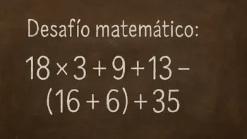 Desafío Matemático: casi nadie lo resuelve en menos de 10 segundos
