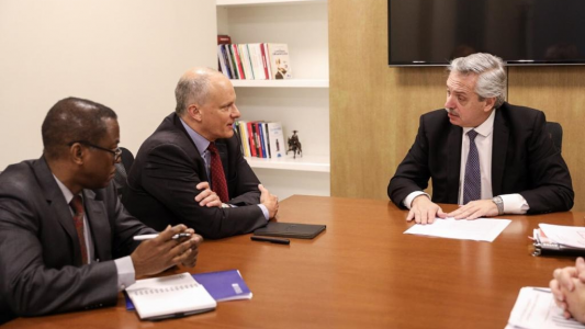 Alberto, tras la reunión con el FMI: “Le transmití nuestra disposición a reformular los acuerdos sin exigirle más esfuerzos a nuestro pueblo”