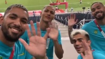 La burla de los futbolistas brasileños a la eliminación argentina en Tokio 2020