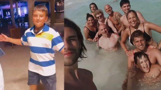 El hijo de Nazarena Vélez le pidió al papá de Barbie quedarse 3 días más en Punta Cana