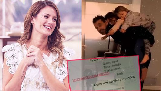 Paula Chaves mostró un chat con Pedro Alfonso de cómo son sus primeros, y demandantes, días de recién parida