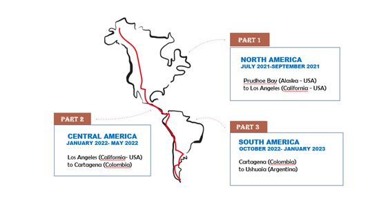 Citroën y su travesía solidaria de Alaska a Ushuahia