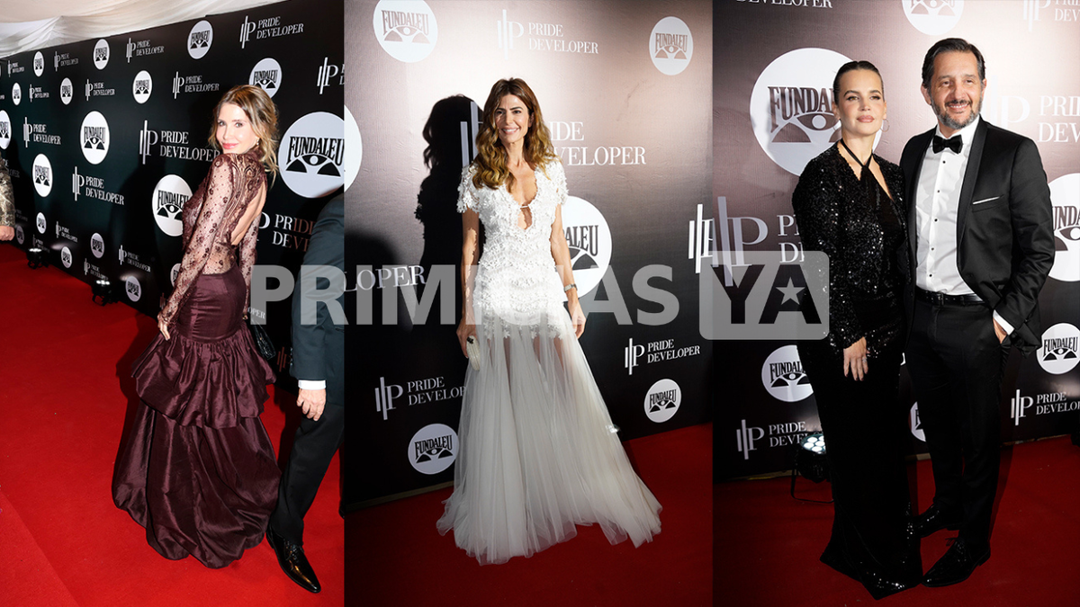 Guillermina Valdes, Juliana Awada, Sabrina Garciarena, Germán Paoloski, en la gala de Fundaleu.