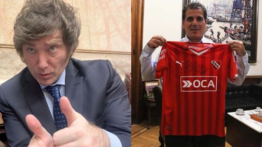 Javier Milei tildó de amargos a los hinchas de Independiente y Cristian Ritondo le hizo una particular invitación