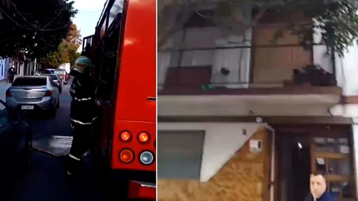 Tragedia en Villa del Parque al incendiarse un departamento. Dos víctimas fatales. (Foto: gentileza Infobae)