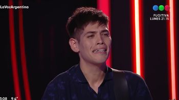 ¡No paró de llorar! La tremenda emoción de un participante de La Voz Argentina 2022