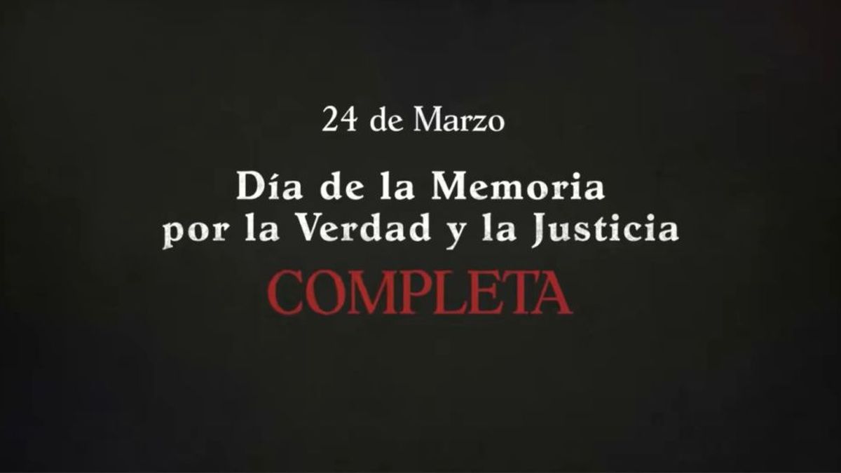 El video completo que publicó el Gobierno a 50 años del golpe de Estado