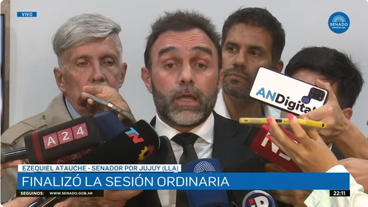 Atauche tras el rechazo de Ficha Limpia: Nos dijeron que teníamos los votos y al final se dieron vuelta