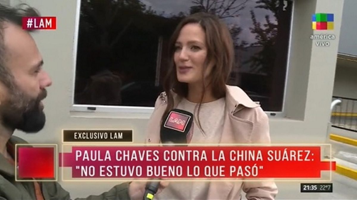 Paula Chaves rompió el silencio sobre el wandagate en diálogo con LAM. 