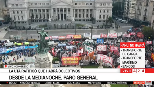 Lo que dejó la movilización al Congreso que anticipa el paro de la CGT