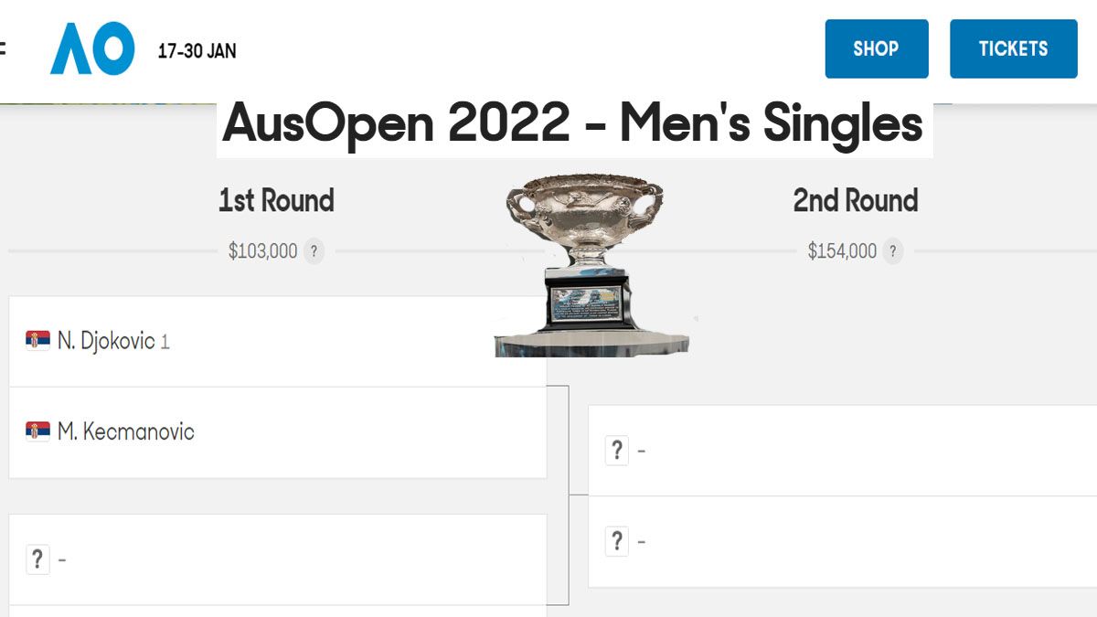 Nole está en el puesto número 1 del draw del abierto , pero aún no sabe si podrá jugar. (Foto AUSOPEN)
