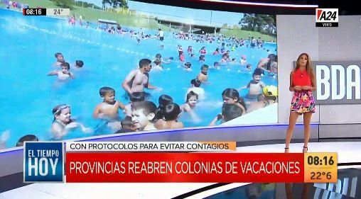 Reabren las colonias de vacaciones en las provincias bajo protocolo
