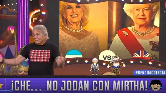 El informe de mal gusto de Bendita sobre Mirtha Legrand y la Reina Isabel II