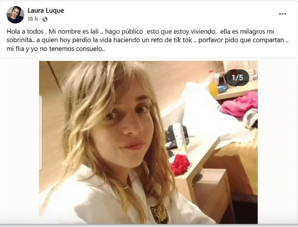 Conmoción en Santa Fe: una nena de 12 años murió al intentar cumplir un reto viral de TikTok