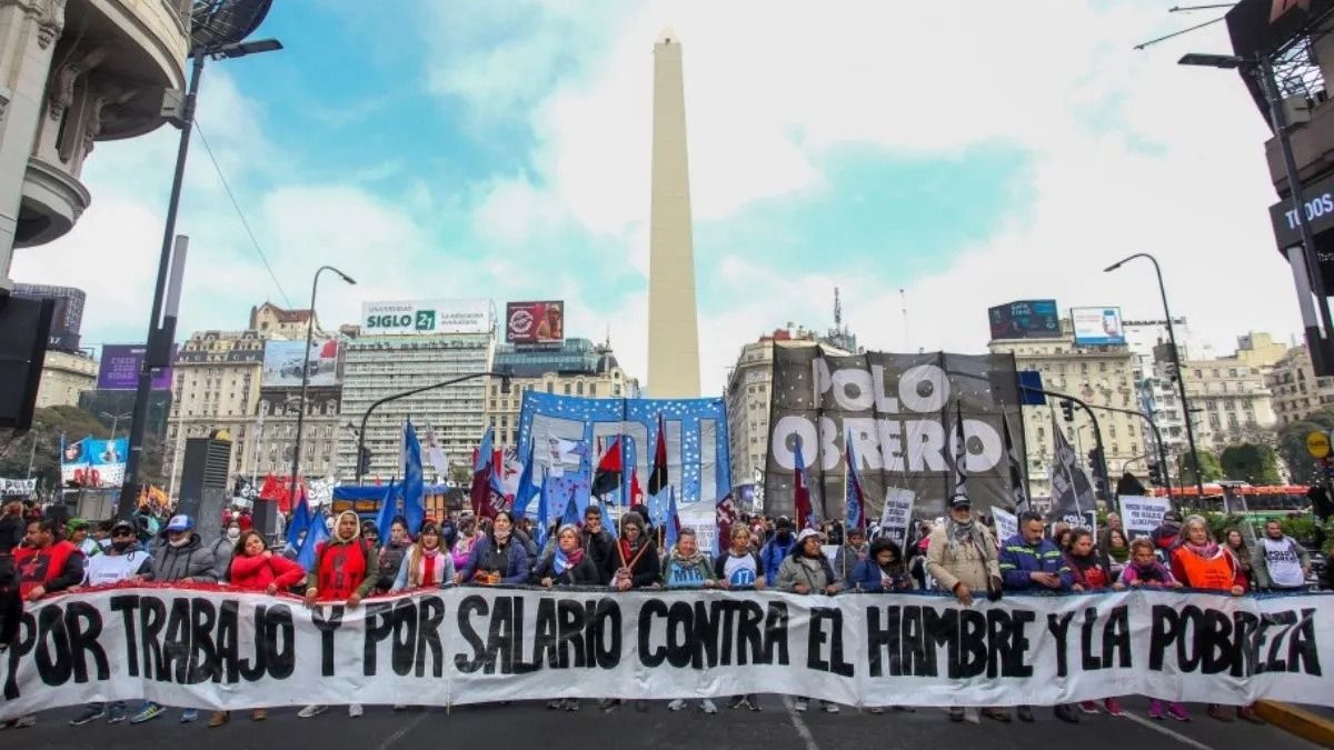 Unidad Piquetera votó un plan de lucha para la semana que viene.&nbsp;