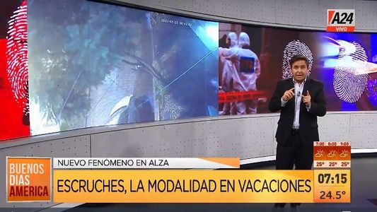 Los escruches, la modalidad de robo del verano