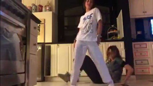 El desopilante video de Verónica Lozano y su hija bailando