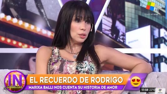 Marixa Balli recordó su historia de amor con Rodrigo