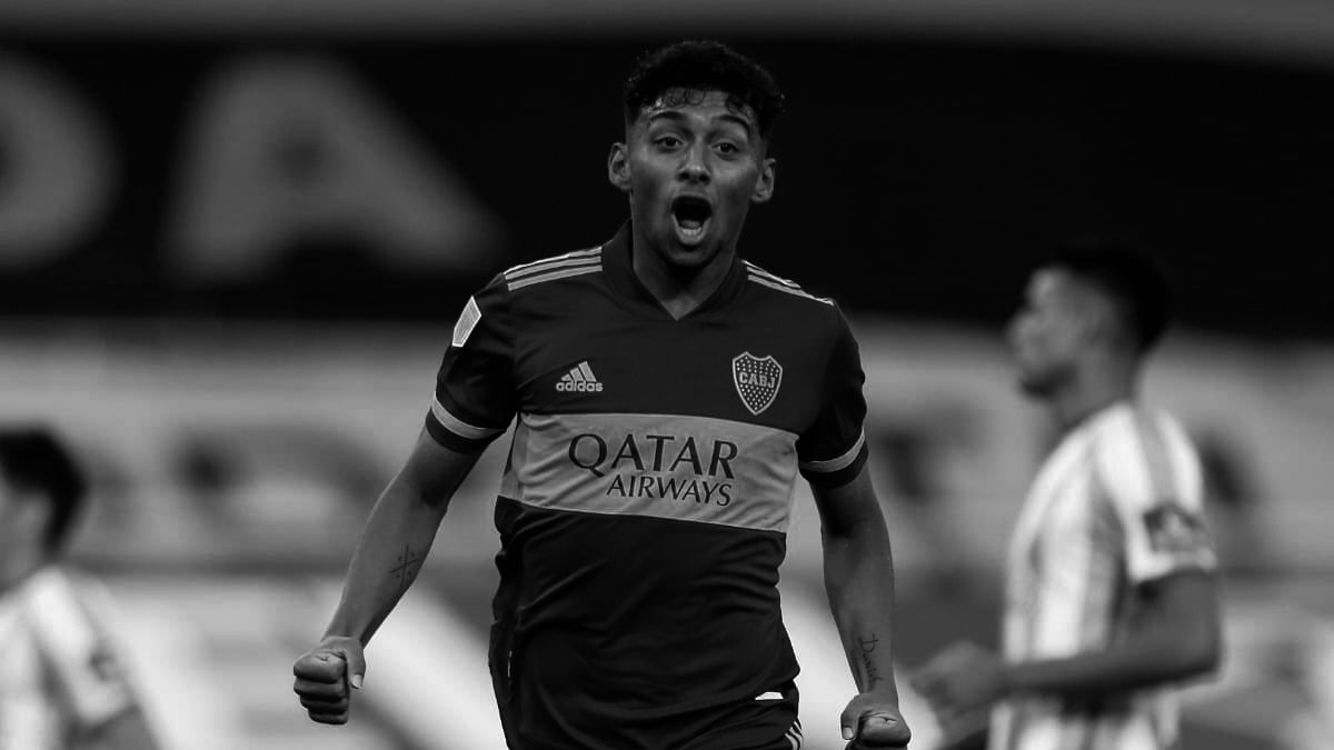 Medina hizo su primer gol en Boca.