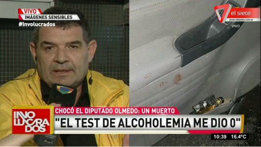 “Fui hasta el peaje a pedir la ambulancia. El control de alcoholemia me dio 0”: el testimonio del diputado Olmedo luego del accidente