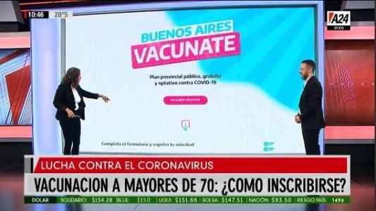Cómo es el trámite para vacunar a adultos mayores desde 70 años