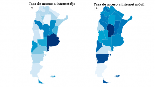 Acceso a internet: cuál es la situación de cada provincia