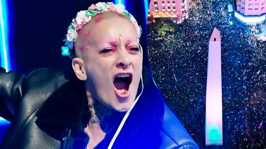 Así se infiltró Furia en los festejos del Obelisco