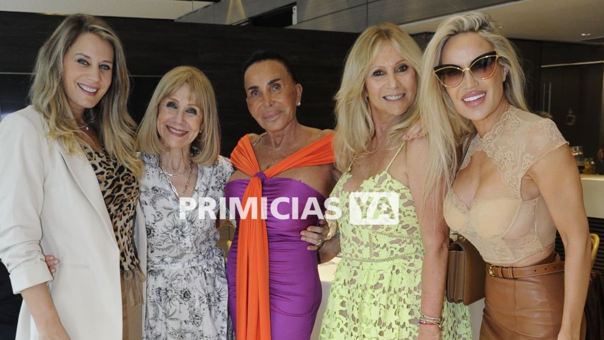 cumpleaños de Ana Rosenfeld con Marina Calabró