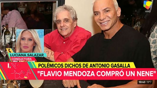 Luciana Salazar bancó a Flavio Mendoza en la pelea con Gasalla: Están tocando a un hijo, me siento totalmente identificada