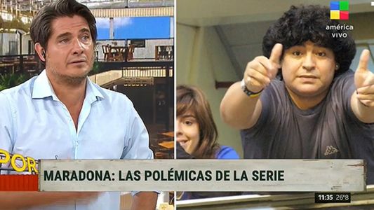 Guillermo Andino y su encuentro con Diego Maradona antes de su internación