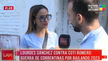 La frase de Lourdes Sánchez que encendió el duro enfrentamiento con Coti Romero