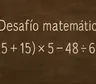 Desafío Matemático: el desafío está en los paréntesis