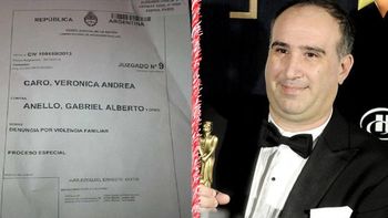 La denuncia por violencia familiar que niega Gabriel Anello