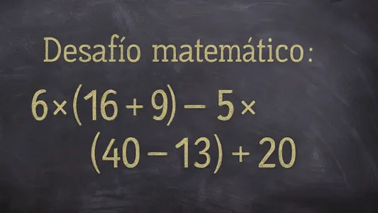Desafío matemático: casi nadie lo resuelve antes de los 10 segundos