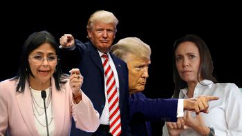 Las dos mujeres que se disputan la presidencia de Venezuela y la preferencia de Donald Trump