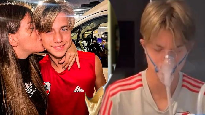 Se filtró una foto y causó preocupación la salud de Valentino, el hijo mayor de Wanda Nara y Maxi López