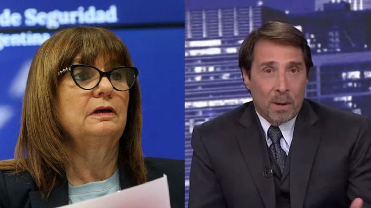 Eduardo Feinmann pidió la renuncia de Patricia Bullrich (fotos: archivo).