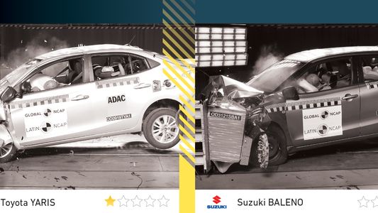 Latin NCAP: Cero estrellas Suzuki Baleno y una Toyota Yaris