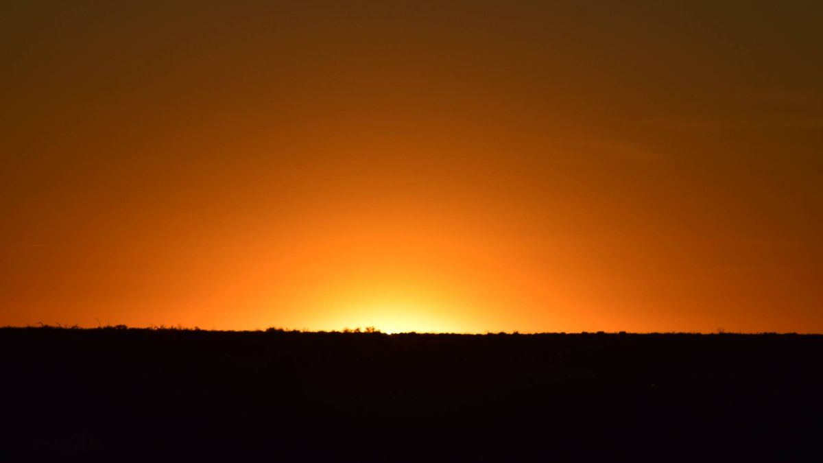 Foto: Kristel FreirePuesta de sol en la Patagonia