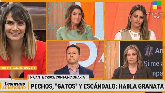 El fuerte descargo de Amalia Granata en Desayuno tras la pelea con una funcionaria