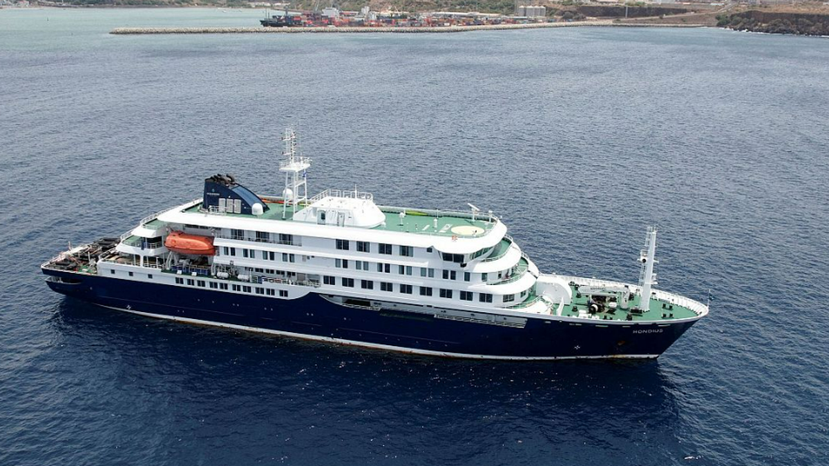 El crucero MV Hondius