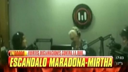 Las polémicas declaraciones de Maradona contra Mirtha Legrand