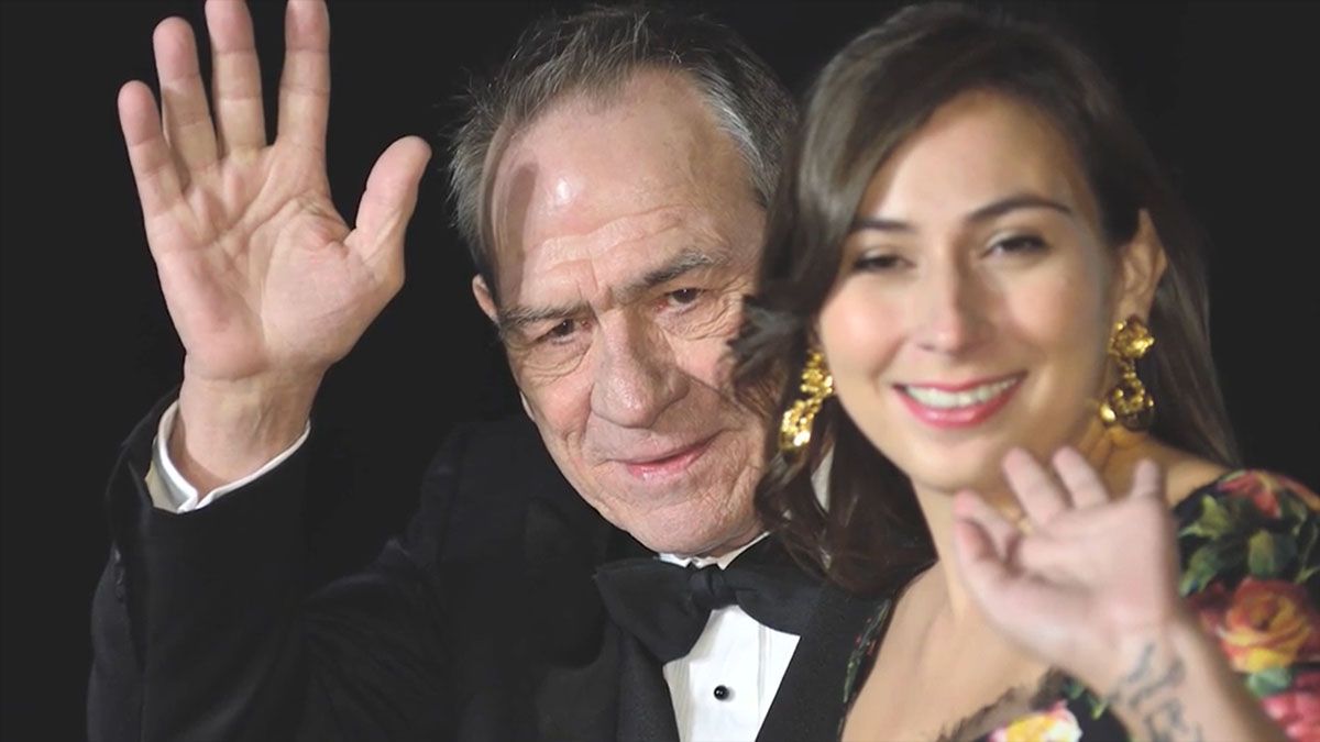 Una de las últimas imágenes juntos. Padre e hija solía acudir juntos  a festivales de cine. Presencia habitual en la 